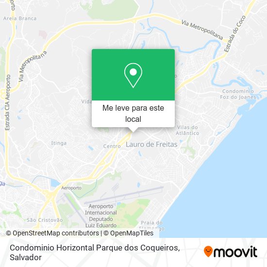 Condominio Horizontal Parque dos Coqueiros mapa