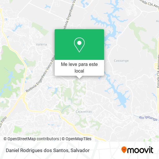 Daniel Rodrigues dos Santos mapa