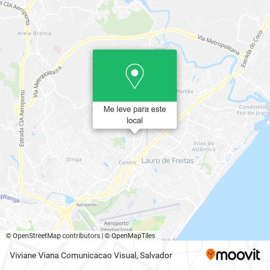Viviane Viana Comunicacao Visual mapa