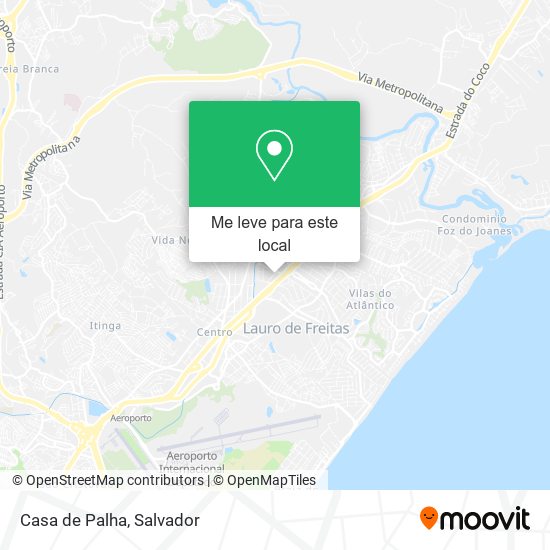 Casa de Palha mapa