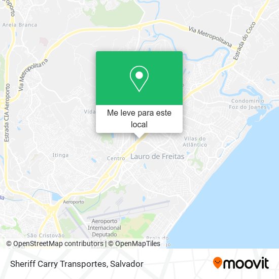 Sheriff Carry Transportes mapa