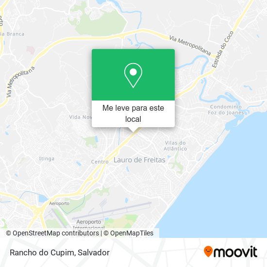 Rancho do Cupim mapa