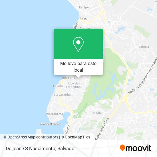 Deijeane S Nascimento mapa