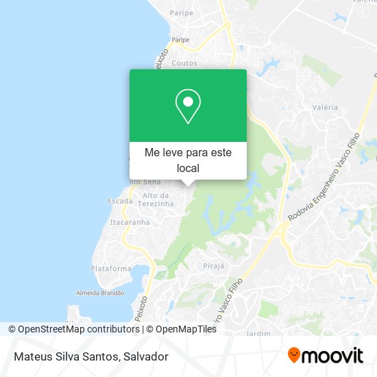 Mateus Silva Santos mapa