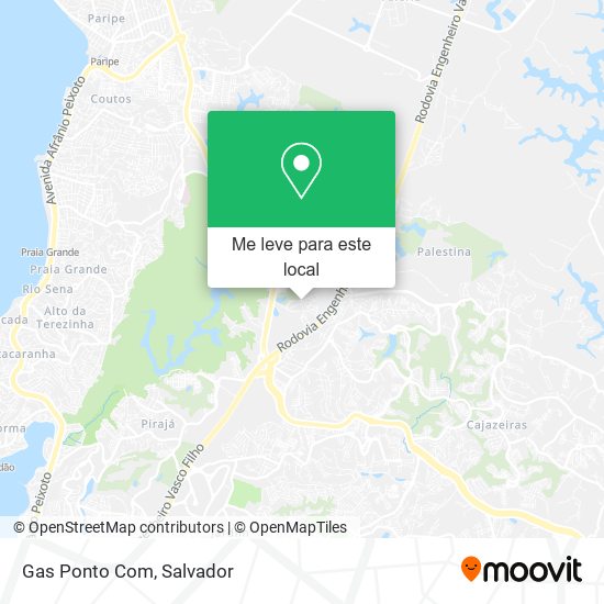 Gas Ponto Com mapa