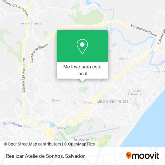 Realizar Atelie de Sonhos mapa