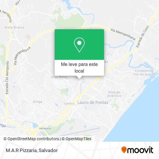 M.A.R Pizzaria mapa