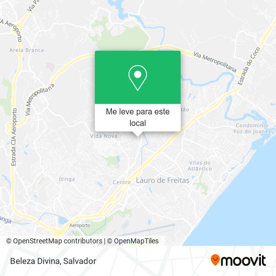 Beleza Divina mapa