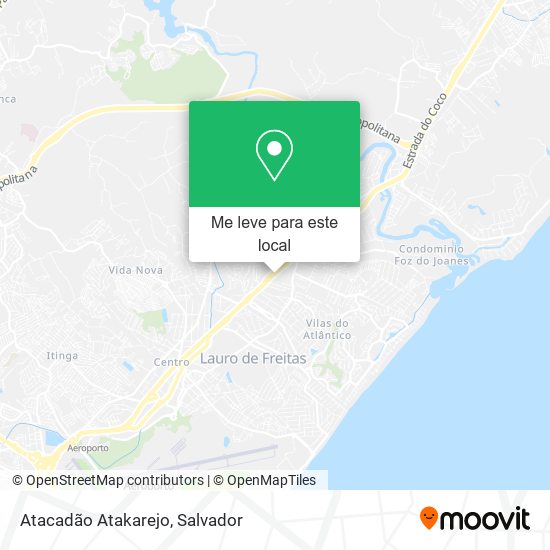 Atacadão Atakarejo mapa