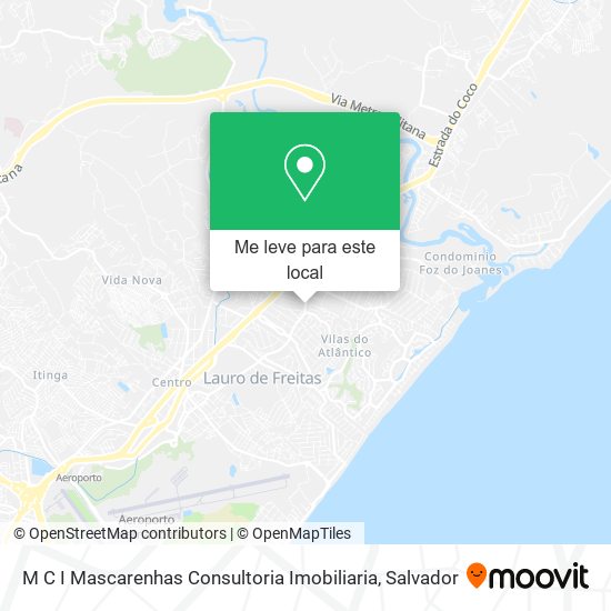 M C I Mascarenhas Consultoria Imobiliaria mapa