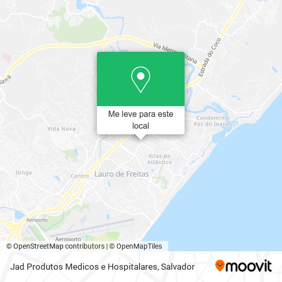 Jad Produtos Medicos e Hospitalares mapa