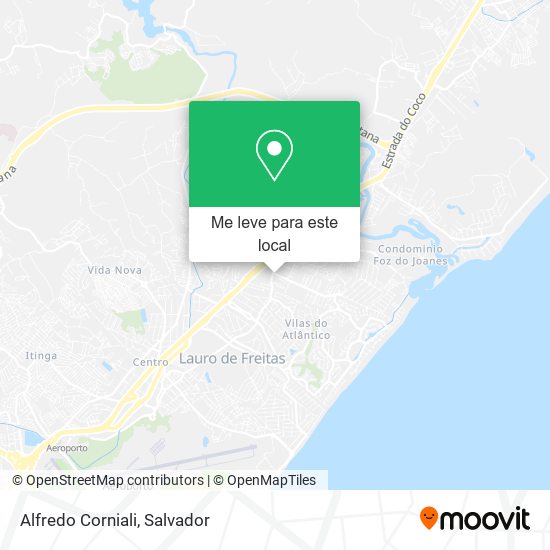 Alfredo Corniali mapa