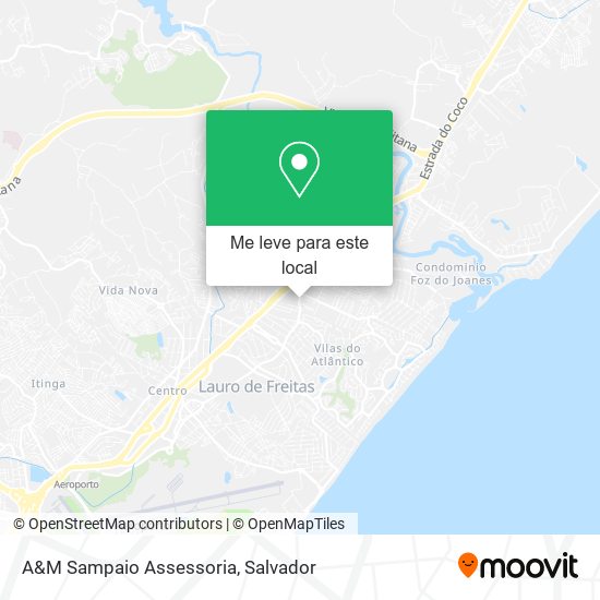 A&M Sampaio Assessoria mapa