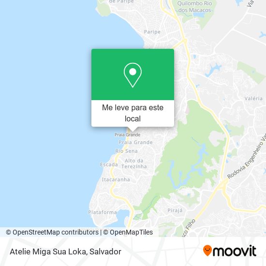 Atelie Miga Sua Loka mapa