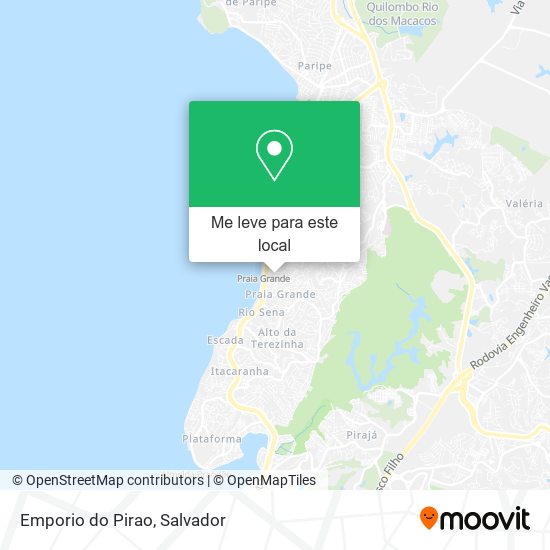 Emporio do Pirao mapa