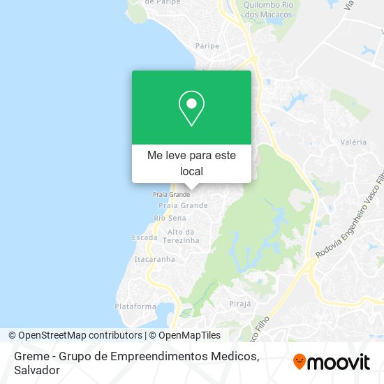 Greme - Grupo de Empreendimentos Medicos mapa