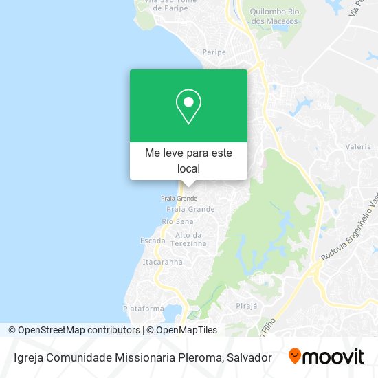 Igreja Comunidade Missionaria Pleroma mapa