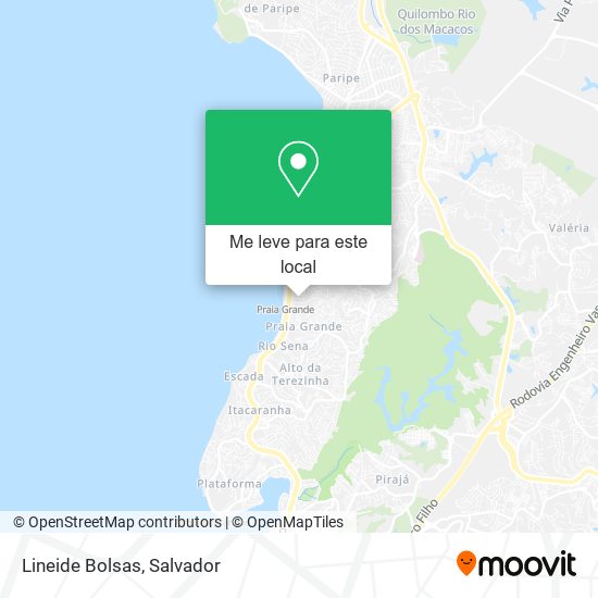 Lineide Bolsas mapa