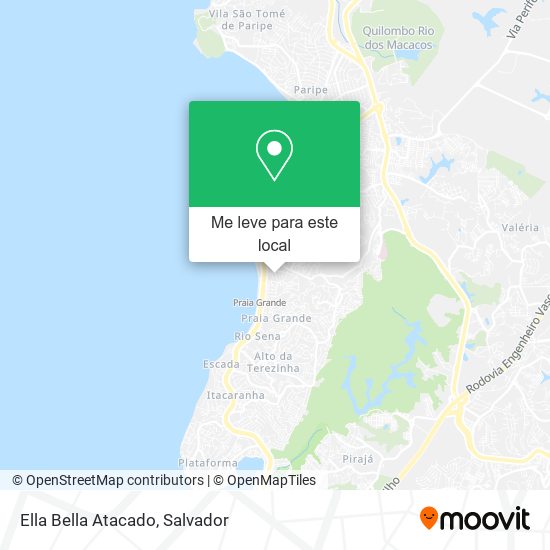 Ella Bella Atacado mapa