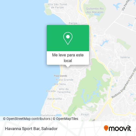 Havanna Sport Bar mapa