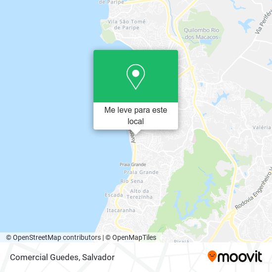 Comercial Guedes mapa