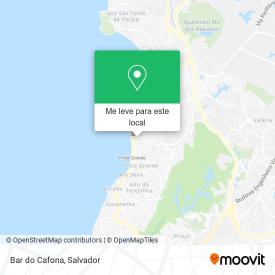 Bar do Cafona mapa