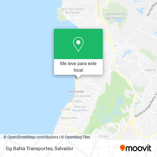 Gg Bahia Transportes mapa