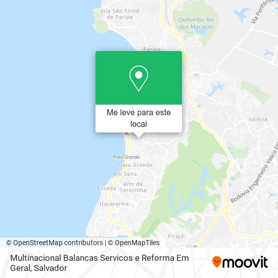 Multinacional Balancas Servicos e Reforma Em Geral mapa