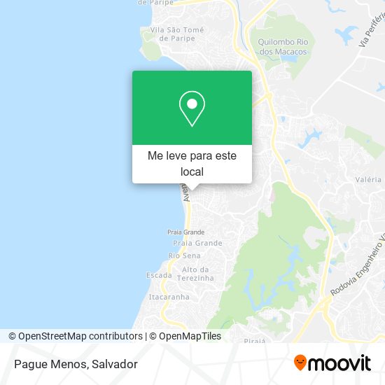 Pague Menos mapa