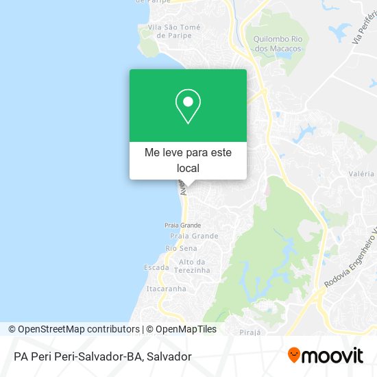 PA Peri Peri-Salvador-BA mapa
