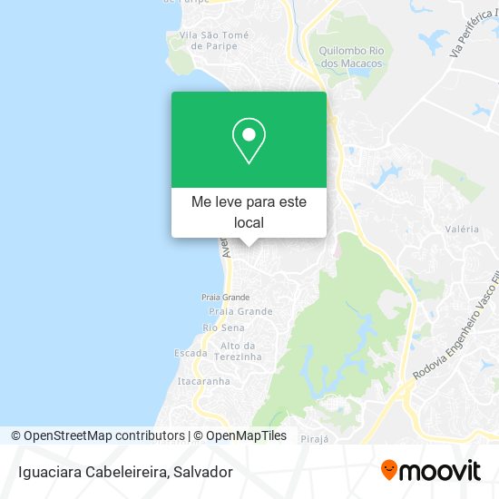 Iguaciara Cabeleireira mapa