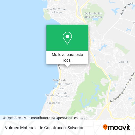 Volmec Materiais de Construcao mapa