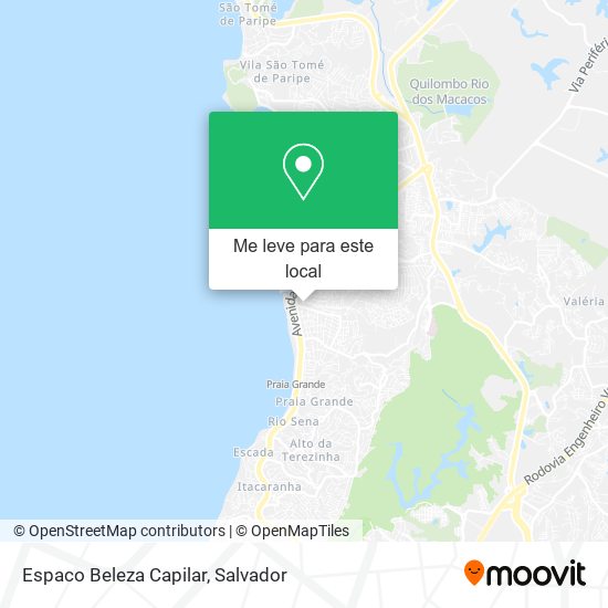 Espaco Beleza Capilar mapa