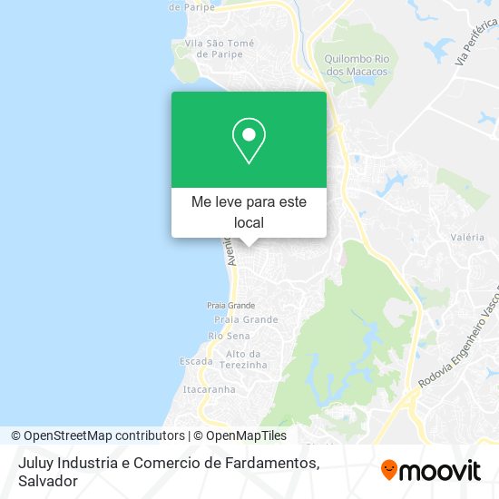 Juluy Industria e Comercio de Fardamentos mapa