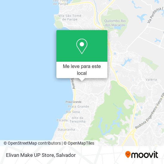 Elivan Make UP Store mapa