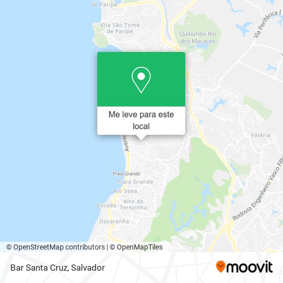 Bar Santa Cruz mapa