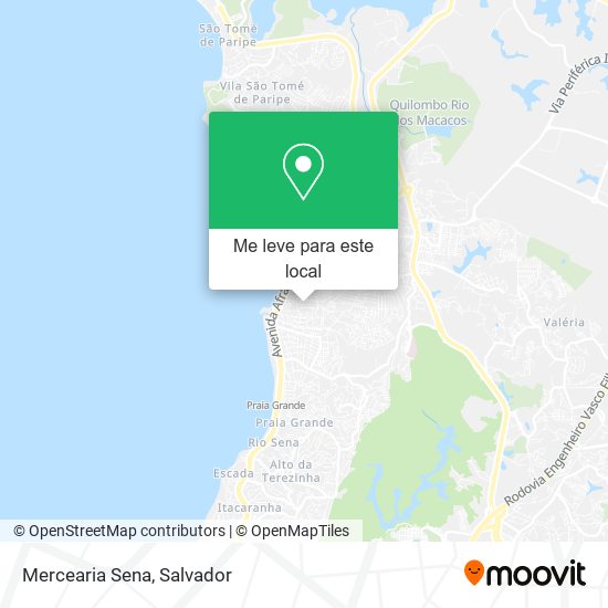 Mercearia Sena mapa