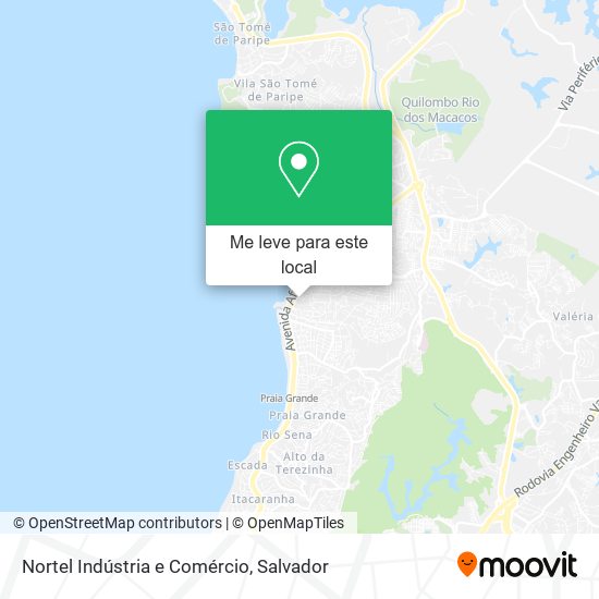 Nortel Indústria e Comércio mapa