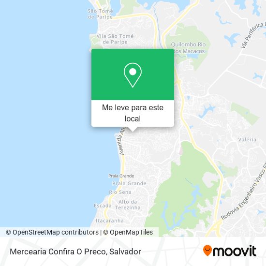 Mercearia Confira O Preco mapa