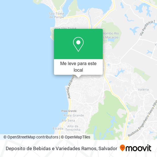 Deposito de Bebidas e Variedades Ramos mapa