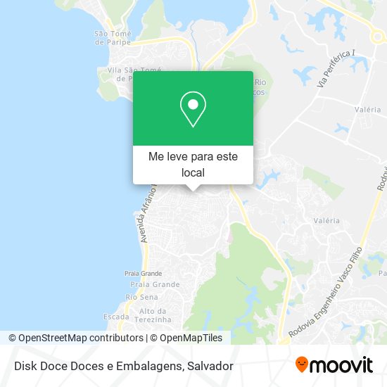 Disk Doce Doces e Embalagens mapa