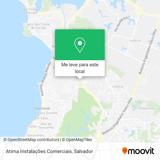 Atima Instalações Comerciais mapa