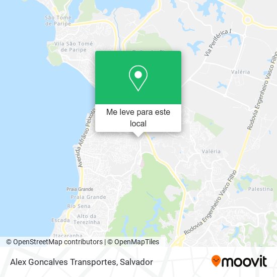 Alex Goncalves Transportes mapa