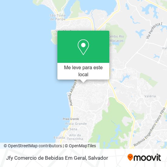 Jfy Comercio de Bebidas Em Geral mapa