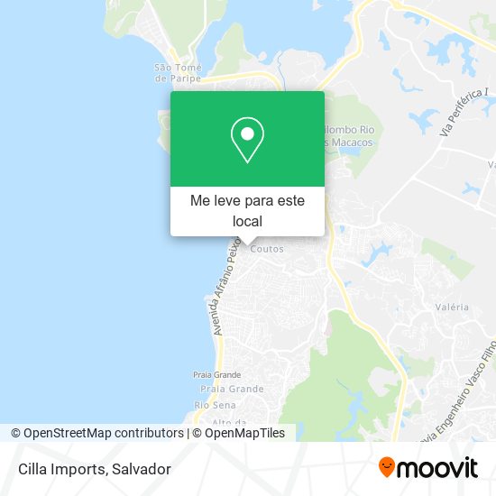 Cilla Imports mapa