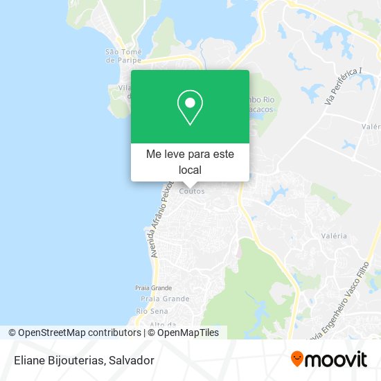 Eliane Bijouterias mapa