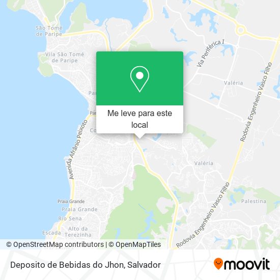 Deposito de Bebidas do Jhon mapa