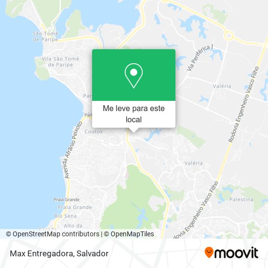 Max Entregadora mapa