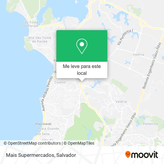 Mais Supermercados mapa