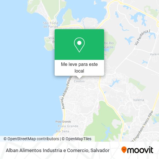 Alban Alimentos Industria e Comercio mapa